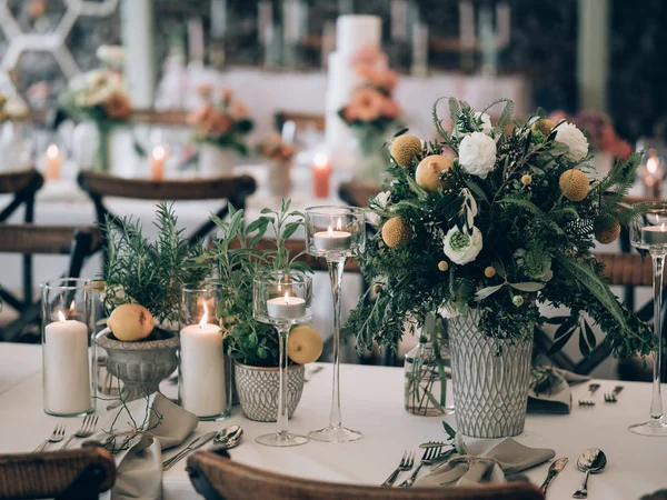 Wedding Decoration Wedding Venue — Stock Photo, Image