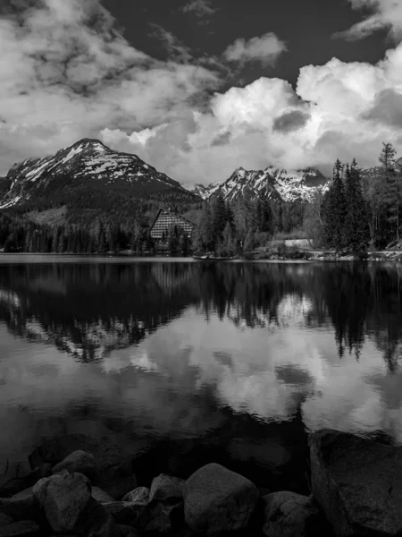 Trbsk Pleso Lago High Tatras — Fotografia de Stock