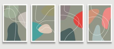 Soyut renkli geometrik arkaplan. Modern tasarım. vektör illüstrasyonu