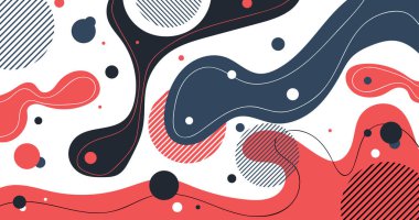 Renkli geometrik desenli soyut arkaplan