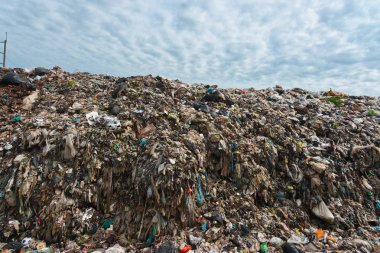 Dağ çöp, bozulmuş atık. Kentsel ve endüstriyel alanlarda atık. Kirliliği ve toksik kalıntı neden. Kentsel planlama bir sorundur. Az gelişmiş ülkelerde çevre yönetimi