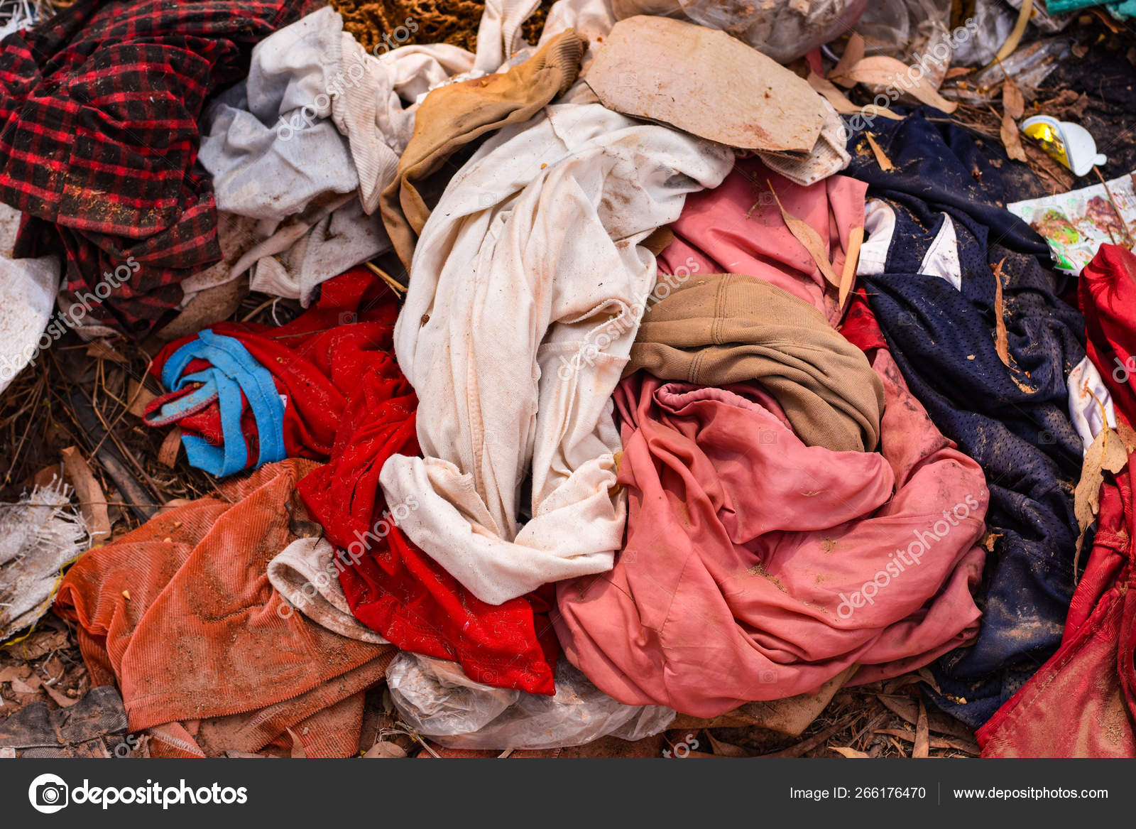 Garbage Old Rag Plastic Takes Long Time Naturally