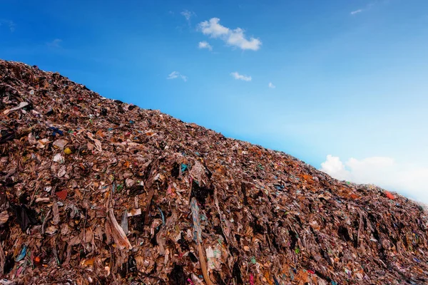 Montagnes Déchets Causés Par Des Déchets Qui Peuvent Pas Être — Photo