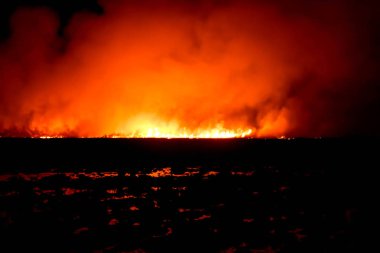 Geceleri çayırda ateş yanıyor..