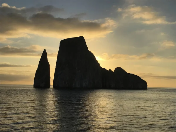 Kicker Rock Île San Cristobal Dans Archipel Des Galapagos Les — Photo