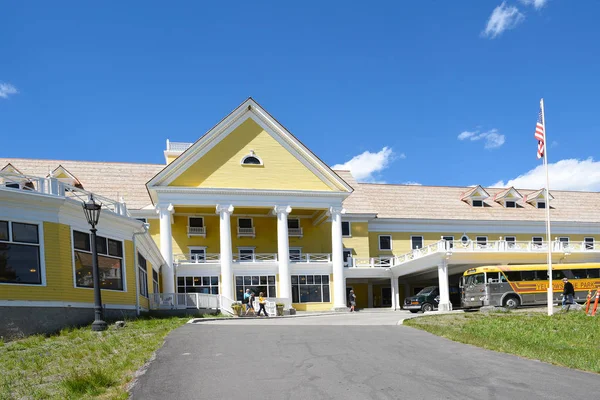 Parque Nacional Yellowstone Wyoming Junio 2017 Lake Hotel Alojamiento Más — Foto de Stock