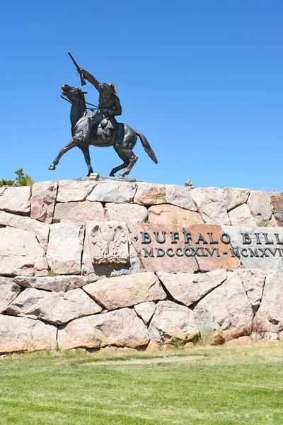 Cody Wyoming June 2017 Scout Statue Buffalo Bill Center West — Stock Photo, Image