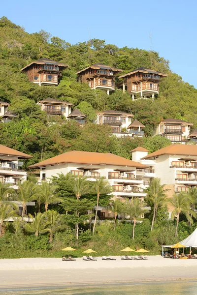 Boracay Filipinas Abril 2016 Shangri Boracay Resort Spa Villas Complejo —  Fotos de Stock