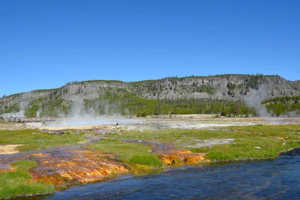 Biscuit Bekken Yellowstone National Park — Stockfoto