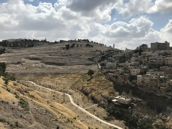 エルサレム 2018 シティデ ビッド発掘サイト 考古学的な発見と発掘サイト エルサレムのまわりで絶えず発見されています — ストック写真
