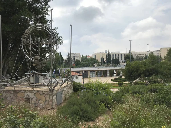 Kudüs Mayıs 2018 Müzenin Içinde Belgili Tanımlık Geçmiş Ile Mount — Stok fotoğraf