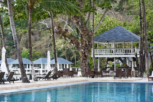Nido Isla Lagen Filipinas Abril 2016 Piscina Lagen Island Resort —  Fotos de Stock