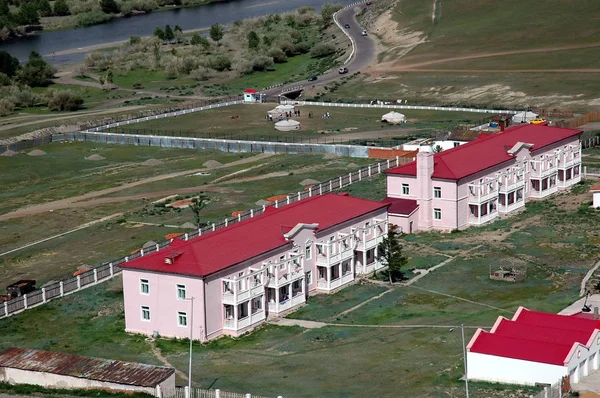 蒙古乌兰巴托附近的新住房开发 — 图库照片