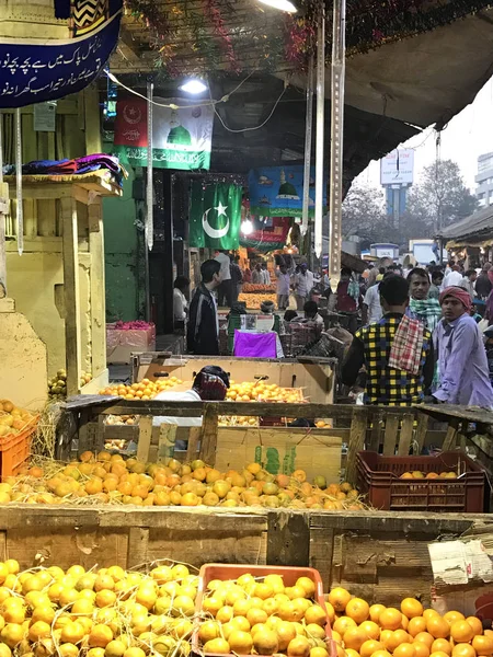 Мумбай Индия Января 2017 Года Рынок Рассвете Местные Магазины Продающие — стоковое фото