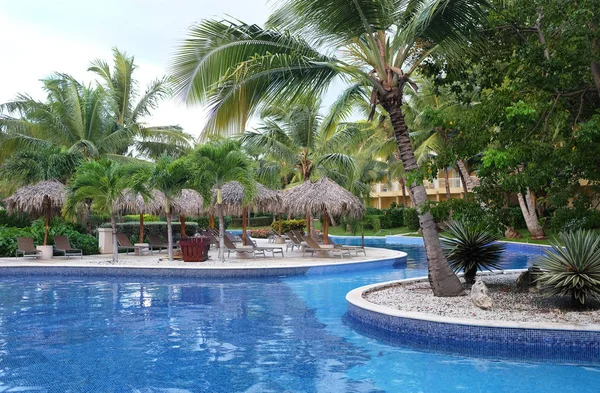 Punta Cana Dominican Republic Dec 2016 Pool Dreams Resort Spa — Stock Photo, Image