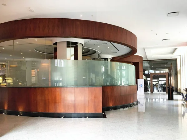 Guayaquil Ecuador 2017 Február Hilton Vastagbél Guayaquil Lobby Szálloda Repülőtér — Stock Fotó