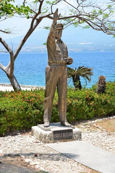 Corregidor Filipinas Abril 2016 Estátua Gen Douglas Macarthur Perto Das — Fotografia de Stock