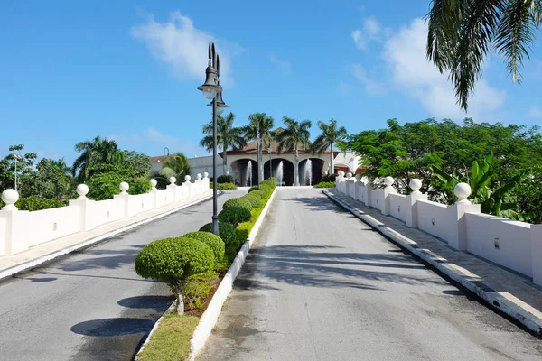 Punta Cana Dominican Republic Dec 2016 Main Drive Entrance Dreams — Stock Photo, Image