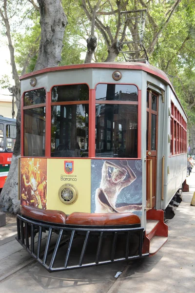 Barranco Peru October 2015 Electricity Museum Barranco Electric Tram Part — Stock Photo, Image