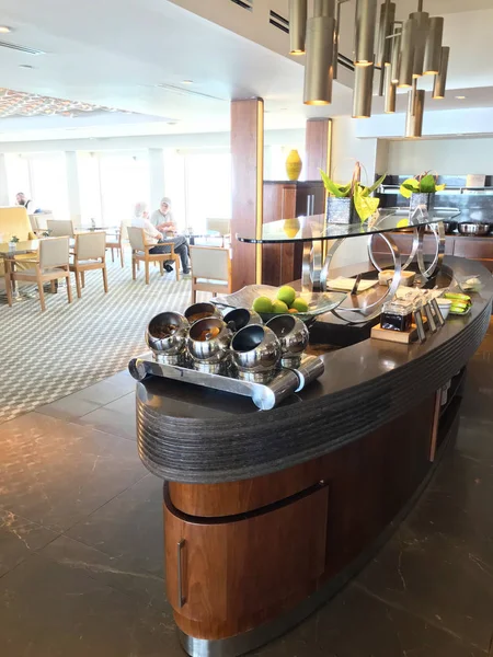 Tel Aviv Izrael 2018 Május Hilton Hotel Vista Lounge Területén — Stock Fotó