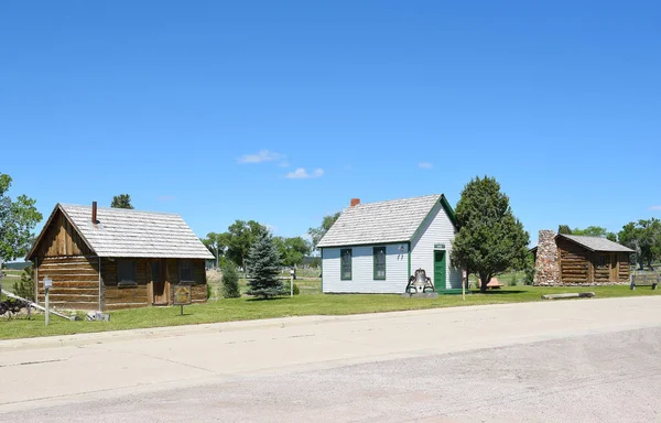 Newcastle Wyoming Junio 2017 Anna Miller Museum Cabins School House —  Fotos de Stock