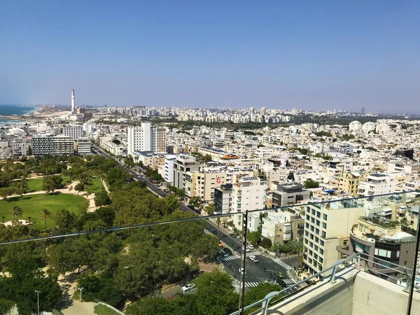 Tel Aviv Israël Mei 2018 Tel Aviv Stad Overzicht Gezien — Stockfoto