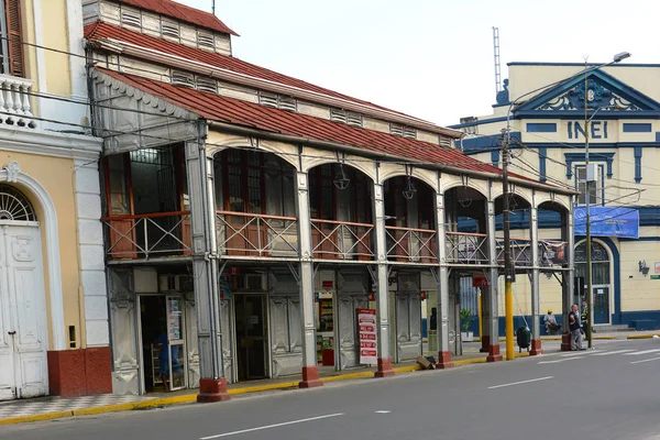 Iquitos Περού Οκτωβρίου 2015 Σπίτι Σιδήρου Λέγεται Ότι Έχουν Σχεδιαστεί — Φωτογραφία Αρχείου