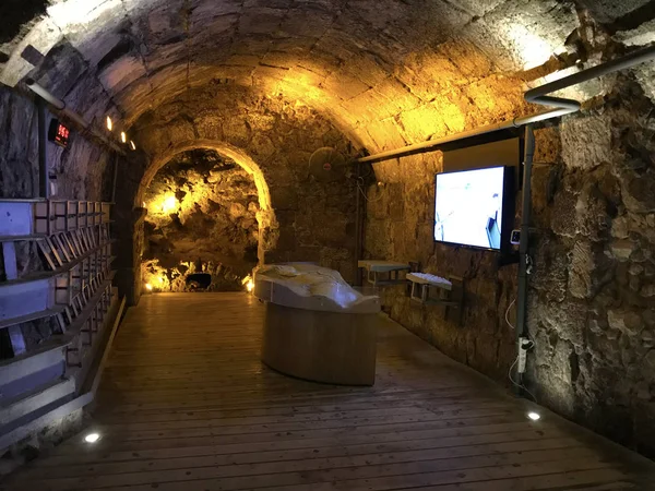 Єрусалим Травня 2018 Стіна Плачу Тунель Тунель Примикає Стіни Плачу — стокове фото