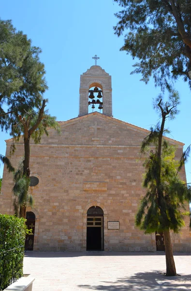 Aziz George Yunan Ortodoks Kilisesi Madaba Ürdün — Stok fotoğraf