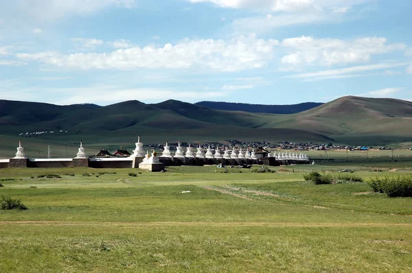 Compound Erdene Zuu Klooster Mongolië — Stockfoto