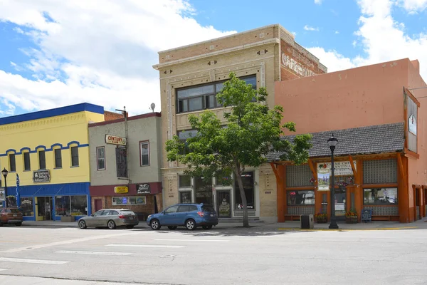 Buffalo Wyoming Junio 2017 Main Street Shops Buffalo Wyoming Calle —  Fotos de Stock