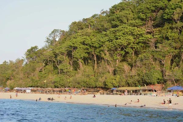 Boracay Philippinen April 2016 Sonnenanbeter Boracay Island Die Insel Ist — Stockfoto