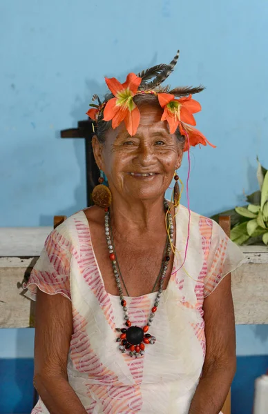 Santa Ana Pueblo Perú Octubre 2015 Chamán Aldea Santa Ana —  Fotos de Stock