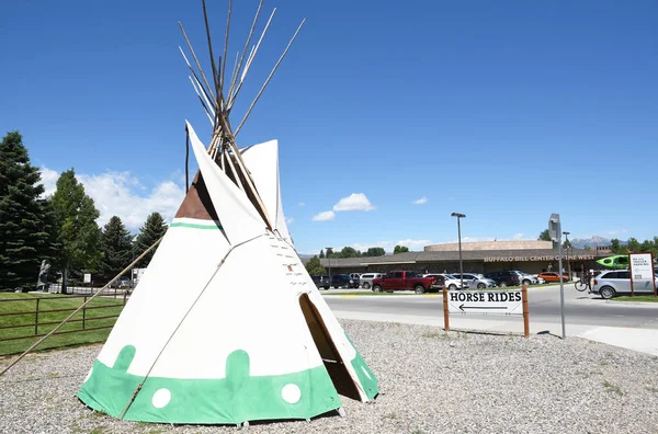 Cody Wyoming June 2017 Tepee Buffalo Bill Center West Complex Stock Picture