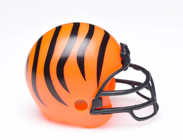 Irvine Kalifornien August 2018 Mini Sammelbarer Fußballhelm Für Die Bengals — Stockfoto