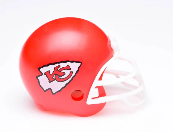 Irvine California August 2018 Mini Collectable Football Helmet Kansas City — Stock Photo, Image