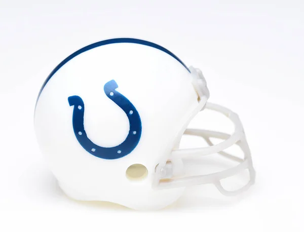 Irvine California August 2018 Mini Collectable Football Helmet Indianapolis Colts — Stock Photo, Image