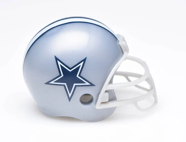 Irvine California August 2018 Mini Collectable Football Helmet Dallas Cowboys — Stock Photo, Image