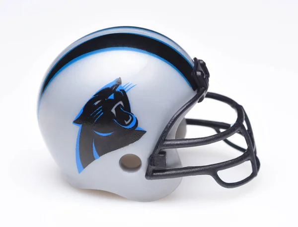 Irvine California August 2018 Mini Collectable Football Helmet Carolina Panthers — Stock Photo, Image