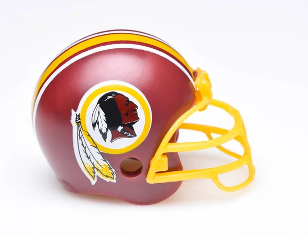 Irvine California August 2018 Mini Collectable Football Helmet Washington Redskins — Stock Photo, Image