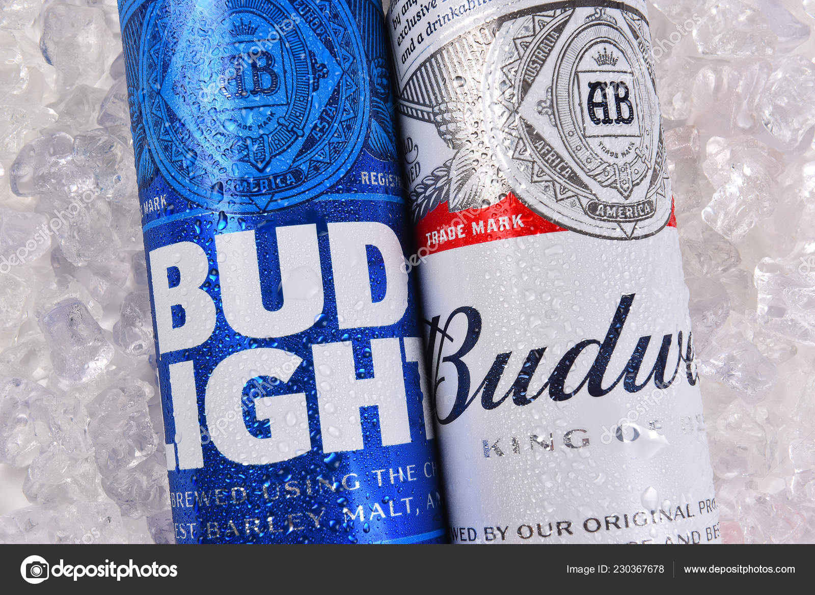 shuffle lette pulver Irvine California March 2018 Budweiser Bud Light King Cans Ice – Stock  Editorial Photo © scukrov #230367678