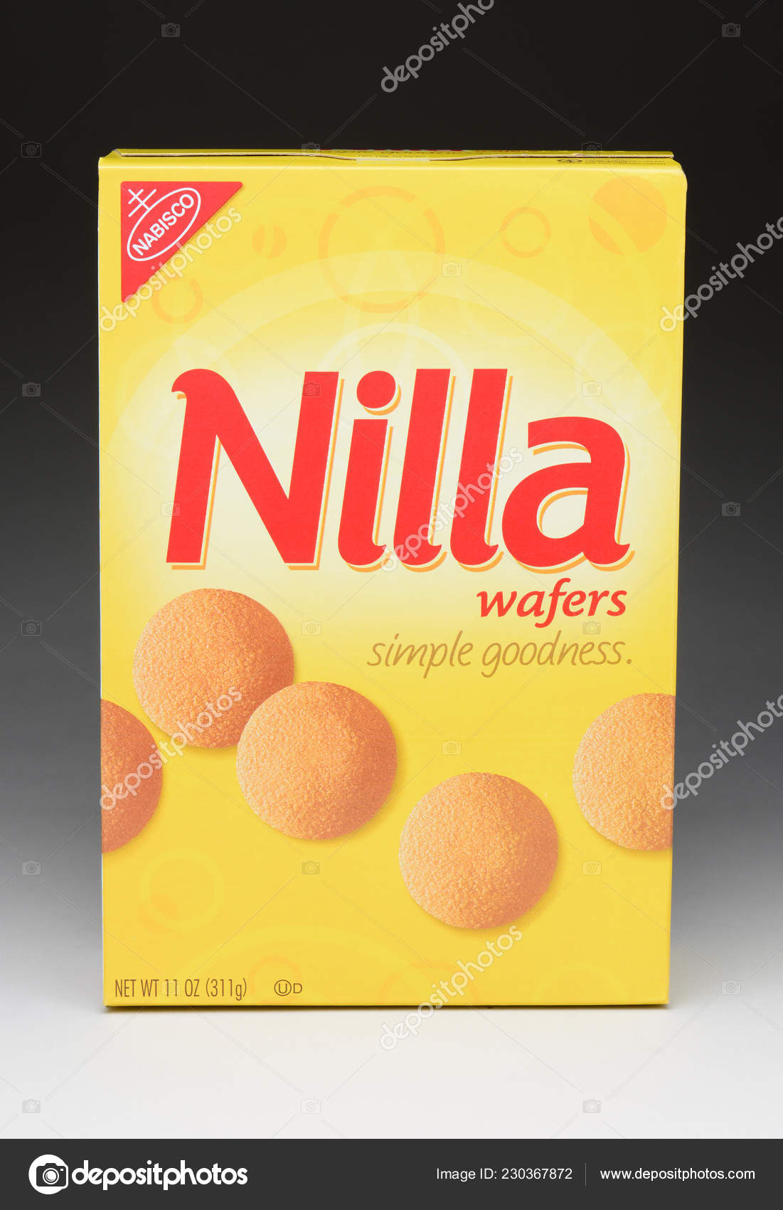 加州欧文2013年7月8日一盒11盎司的Nabisco Nilla Wafers Nilla Nabisco  自1968年以来拥有的品牌与其系列香草味的晶圆片式饼干相关联——