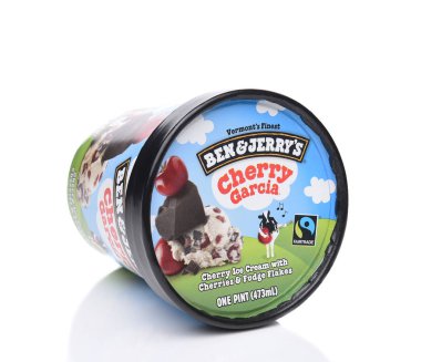Irvine, Ca - 29 Mayıs 2017: Vişneli Garcia dondurma olun. Ben ve Jerrys haraç lezzet kaya efsaneye Jerry Garcia, Grateful Dead.