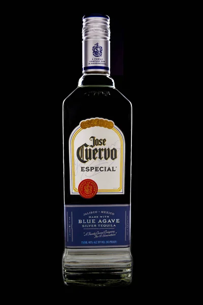 Irvine California Okt 2018 Flaska Jose Cuervo Especial Silver Tequila — Stockfoto