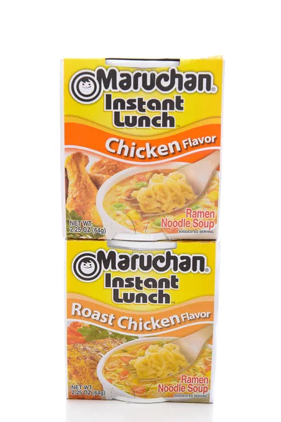 Irvine California Mars 2018 Maruchan Instant Lunch Två Smaker Maruchan — Stockfoto