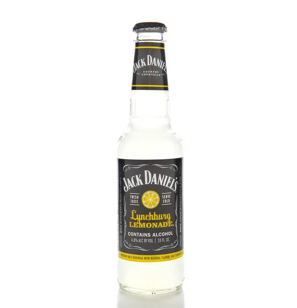 Irvine Kalifornia Listopada 2016 Butelkę Jacka Danielsa Lynchburg Lemoniady Koktajl — Zdjęcie stockowe