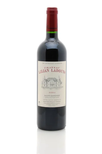 Irvine January 2013 750 Bottle Chateau Lillian Ladouys Grand Vin — Stock Photo, Image