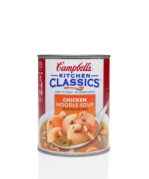 Irvine Agosto 2018 Campbells Kitchen Classics Sopa Fideos Pollo Una —  Fotos de Stock