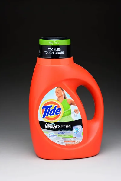 Irvine January 2013 Ounce Bottle Tide Febreze Sport Laundry Detergent — Stock Photo, Image