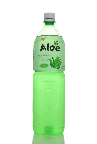 Irvine Calif Agosto 2018 Hanasia Aloe Vera Drink Botella Onzas — Foto de Stock